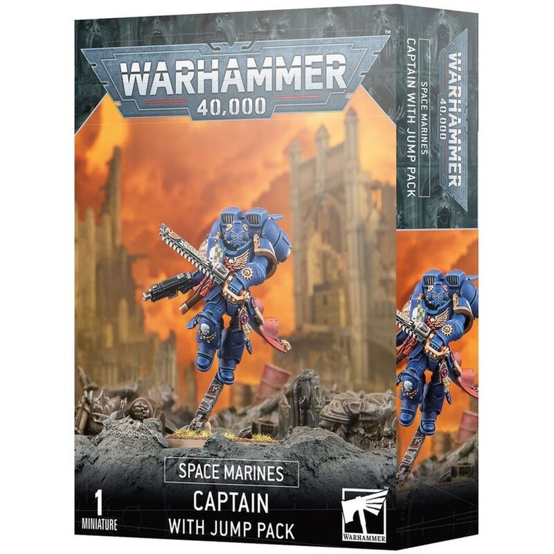 Space Marines: Captain With Jump Pack Warhammer 40k GAMES WORKSHOP