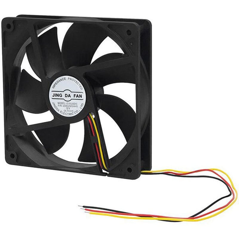 OEM Case Fan Jing Da Fan 80mm 12V Με Κουζινέτο