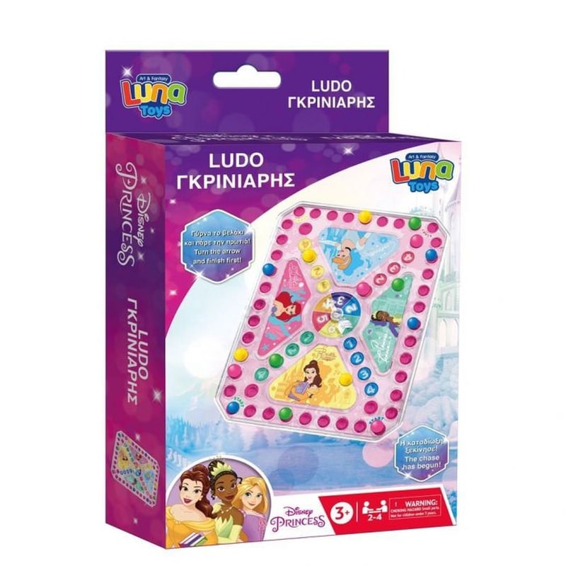 Luna Toys Επιτραπέζιο Παιχνίδι Ταξιδίου Γκρινιάρης Disney Princess