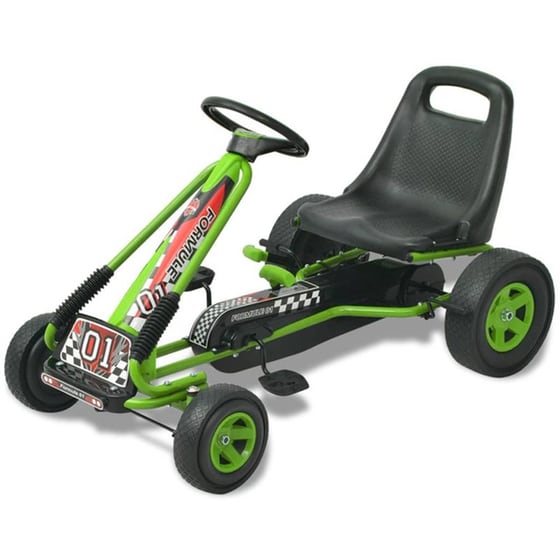 Παιδικό Go Kart με πετάλια Vidaxl Πράσινο image 0
