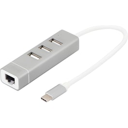 Digitus DA-70253 USB Hub 4-Port USB 2.0 συμβατό με USB-C