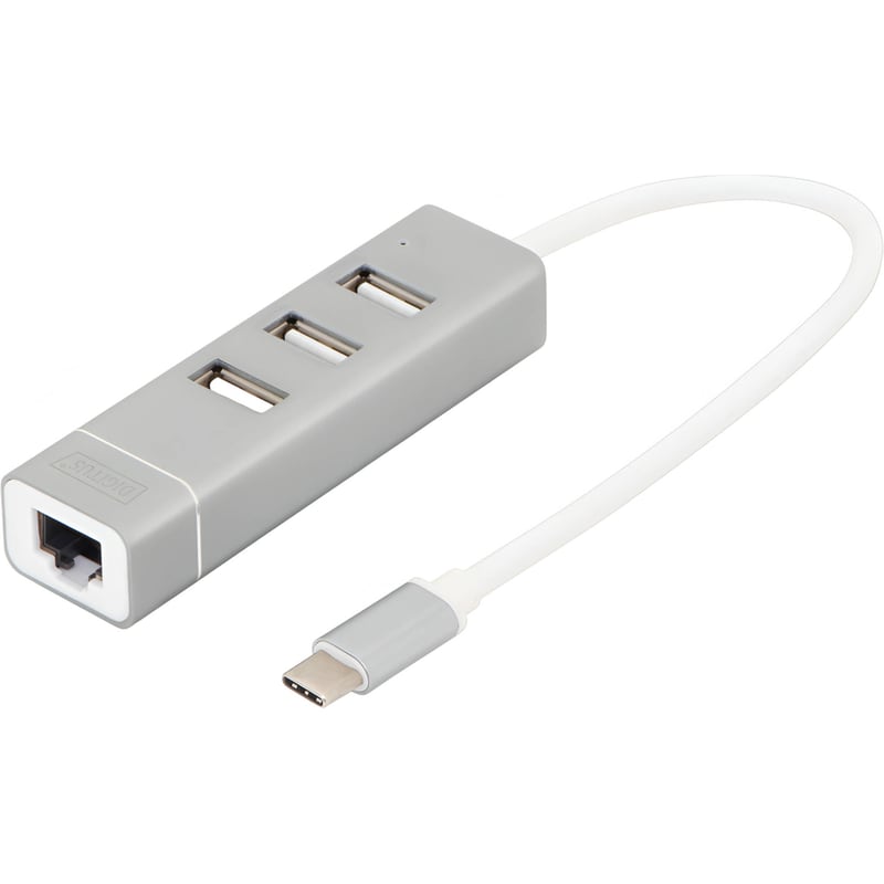 Digitus DA-70253 USB Hub 4-Port USB 2.0 συμβατό με USB-C