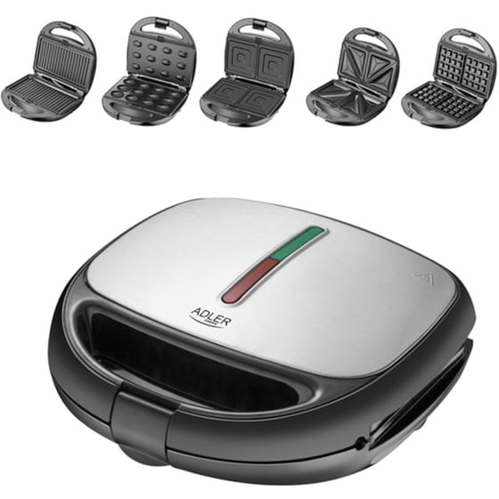 ADLER AD-3040 1200W Inox Τοστιέρα image 1