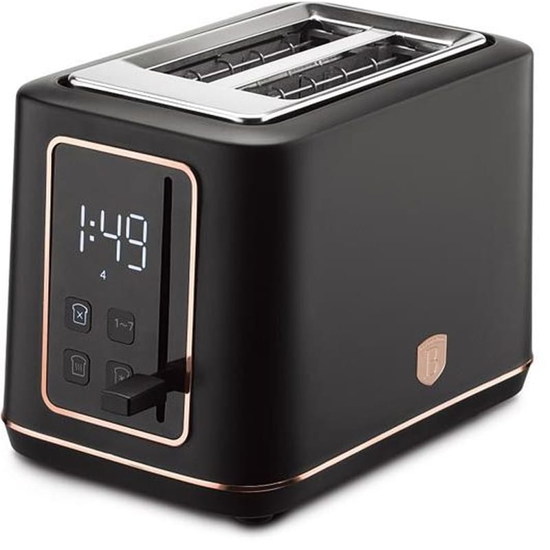 BERLINGER HAUS BH-9661 2 Θέσεων 870W Μαύρο Φρυγανιέρα