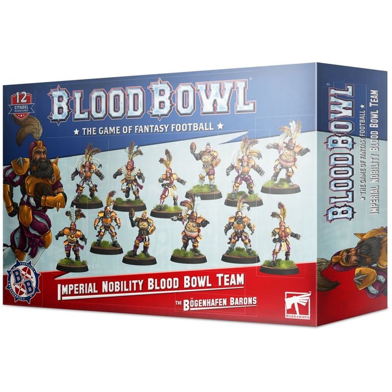 GAMES WORKSHOP Blood Bowl: Imperial Nobility Team Warhammer 40k GAMES WORKSHOP