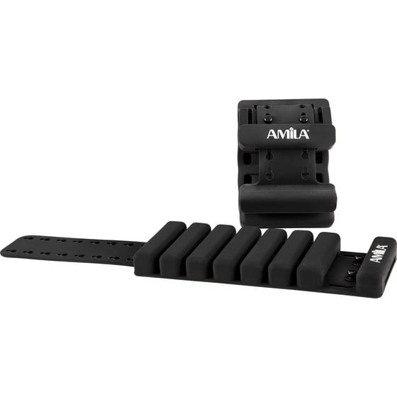 Βαράκια Καρπού 2 x 0.92kg Σταθερού Βάρους Amila 44161 από Σιλικόνη - Μαύρα image 2