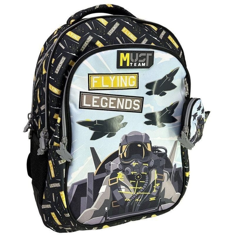 Τσάντα Πλάτης Δημοτικού Must Team Flying Legends