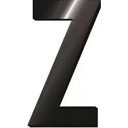 Μεταλλικό Γράμμα Αυτοκόλλητο Legami Z 2.5x2.5x2 cm