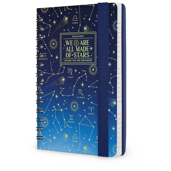 Ημερολόγιο Εβδομαδιαίο Legami 2026 12Μ Small Spiral Stars image 1