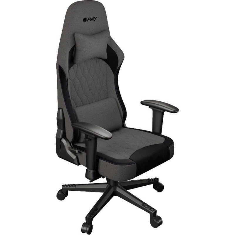 FURY Gaming Καρέκλα Fury Shinai S8 Υφασμάτινη Γκρι