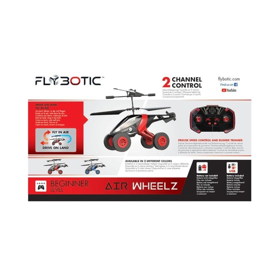 Air Wheelz Τηλεκατευθυνόμενο Ελικόπτερο Κόκκινο image 2