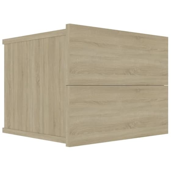 Vidaxl Κομοδίνο Χρώμα Sonoma Δρυς 40 X 30 X 30 Εκ. Από Μοριοσανίδα image 2