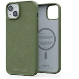 Θήκη Apple iPhone 15 Plus - Njord Suede MagSafe Case - Olive