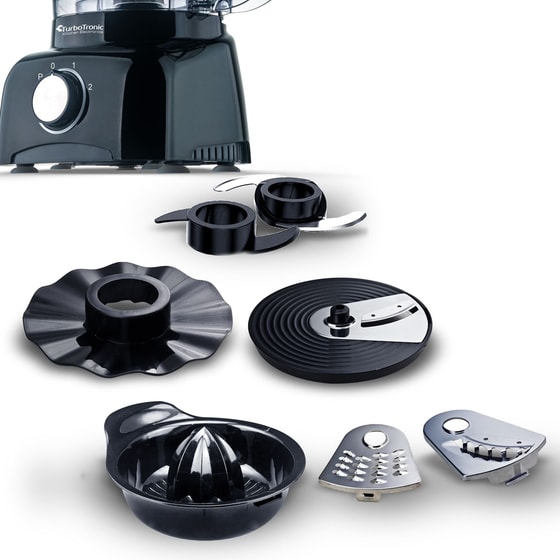 Πολυμίξερ TURBOTRONIC TT-FP800 800 W 1.2 L Μαύρο image 4