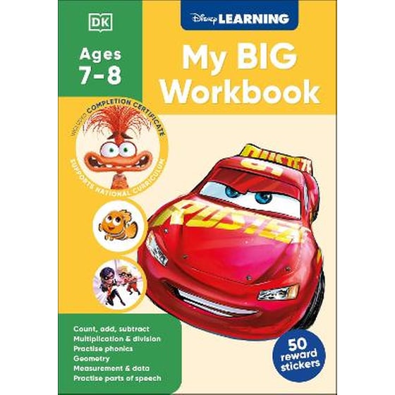 Disney Learning Big Workbook Ages 7-8 (Year 3) image 0