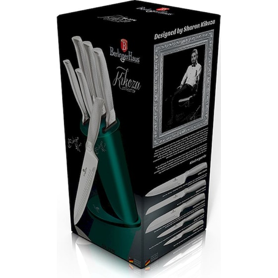 Σετ Μαχαίρια Berlinger Haus Kikoza Collection με Βάση 6 Τμχ image 2