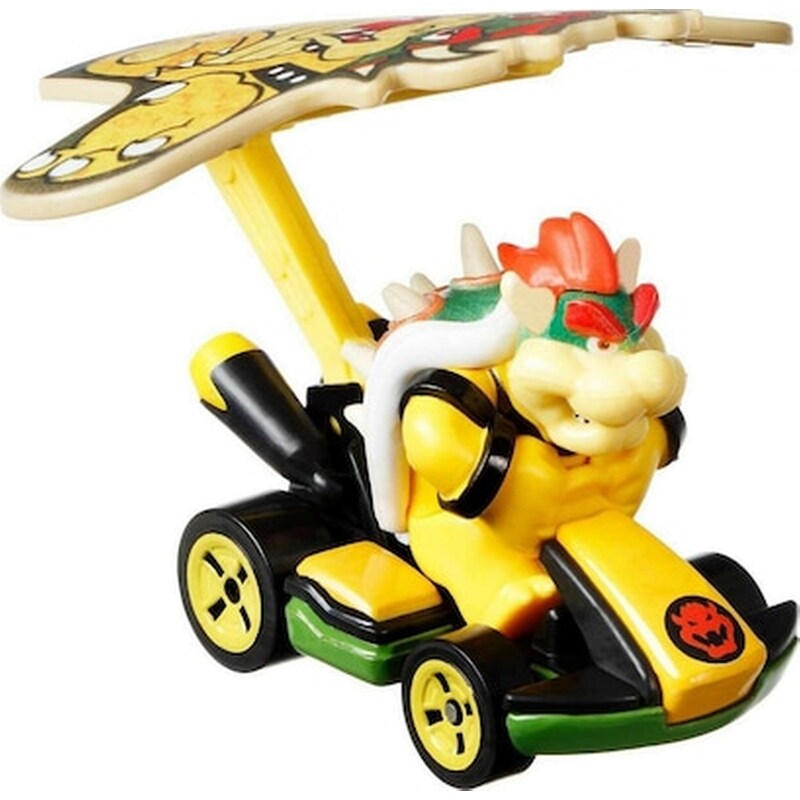 Hot Wheels Mario Kart Με Ανεμόπτερο – Gvd33 Bowser + Kite