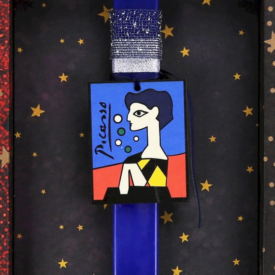 Λαμπάδα Synchronia - Picasso Μπλε image 1