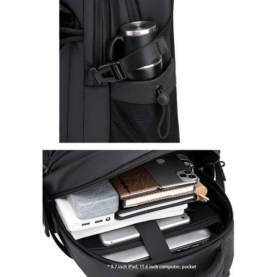 Τσάντα Laptop Arctic Hunter B00531 15.6" Αδιάβροχη - Γκρι image 3