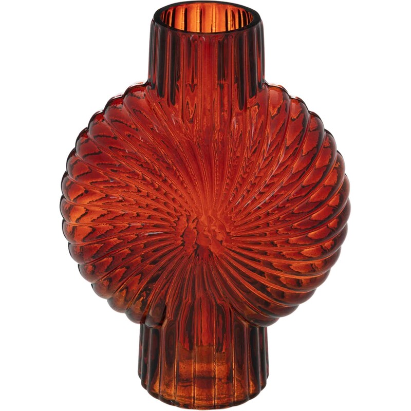 Διακοσμητικό Βάζo Spitishop Γυάλινο 8.5x25cm - Κόκκινο SPITISHOP