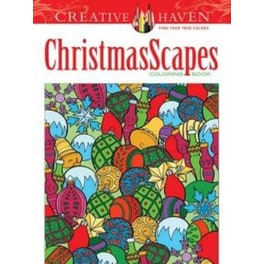 Creative Haven ChristmasScapes Coloring Book