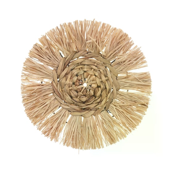 Σετ Διακοσμητικά Τοίχου Spitishop A-s Raffia 185896 3τμχ Ψάθινα - Μπεζ image 2