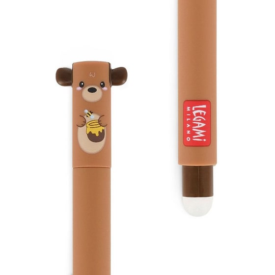 Στυλό Gel Legami Erasable Teddy Bear 0.7 mm Καφέ (1 Τεμάχιο) image 1