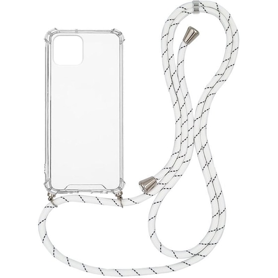 Θήκη Apple iPhone 12 Pro Max - Sonique με Κορδόνι Armor Clear - Λευκό image 0