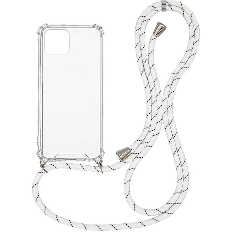 Θήκη Apple iPhone 12 Pro Max - Sonique με Κορδόνι Armor Clear - Λευκό