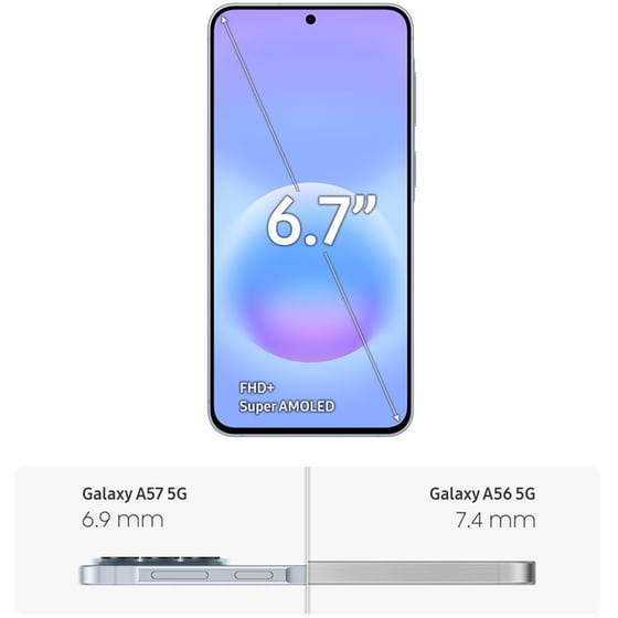 Samsung Galaxy A57 5G 128GB - Awesome Icyblue image 8