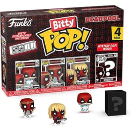 Funko Bitty Pop! Marvel - Deadpool (Sleepover)/Deadpool (LARP)/Deadpool (Heavy Metal)/Mystery 4-pack