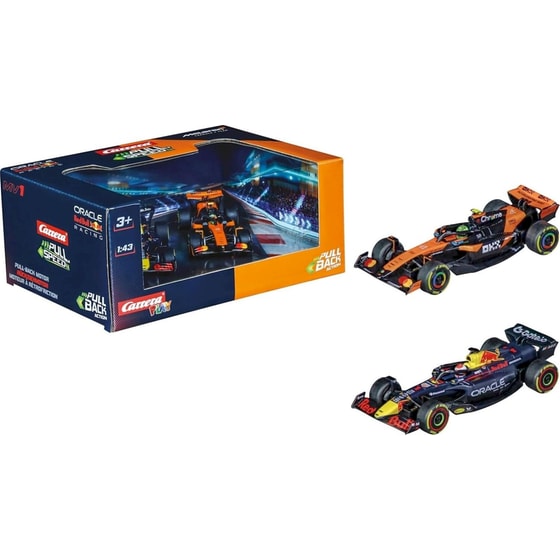 Carrera Αυτοκινητάκια Pull Speed Motor F1 Twinpack Oracle Red Bull Verstappen Mclaren Norris Vehicle Pack 2 image 1