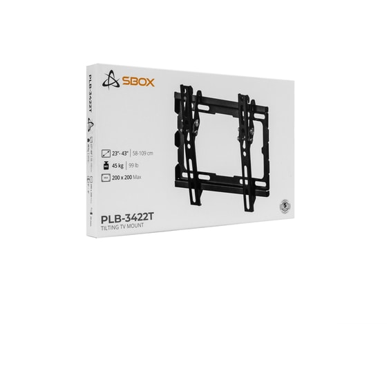 Βάση Τηλεόρασης Επιτοίχια Sbox PLB-3422T-2 23" - 43" έως 45 kg image 7