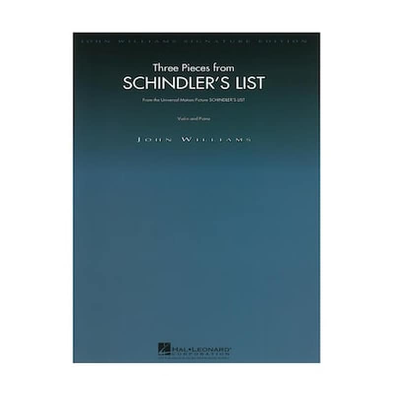 WISE PUBLICATIONS Three Pieces From Schindlers List For Violin - Piano