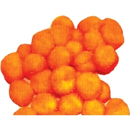 Πομ Πομ Anhui Tianhui 1 cm Πορτοκαλί (100 Τεμάχια)