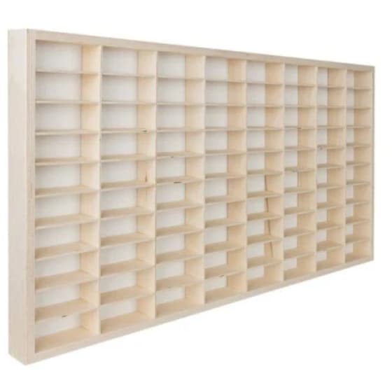 Ξύλινο Ράφι Για Αυτοκινητάκια 80 Θέσεων 78.5 X 4.5 X 40 Cm Kruzzel 20233 image 2