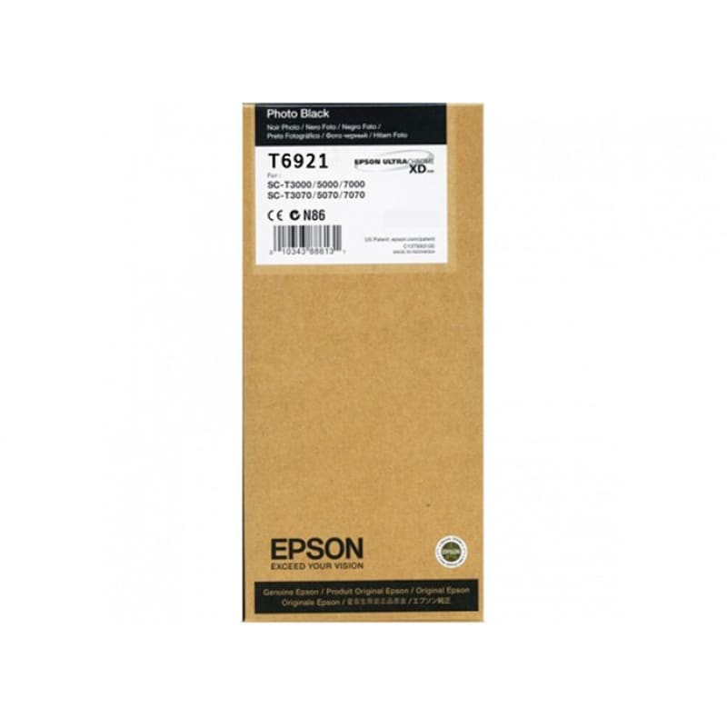 Μελάνι Φωτογραφικό Μαύρο Epson T6921 (C13T692100)