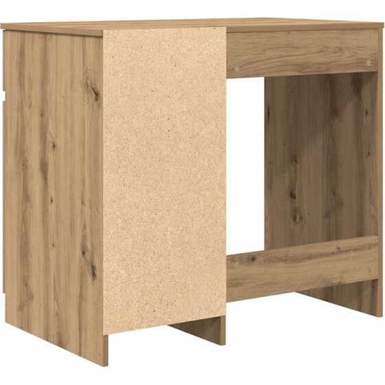 Γραφείο VidaXL από Επεξεργασμένο Ξύλο 86x49x76 cm - Artisan Δρυς image 7