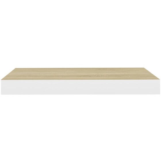 Ράφια Τοίχου VidaXL από MDF 50x23x3.8 cm 2 Τμχ - Λευκό/Μπεζ image 3