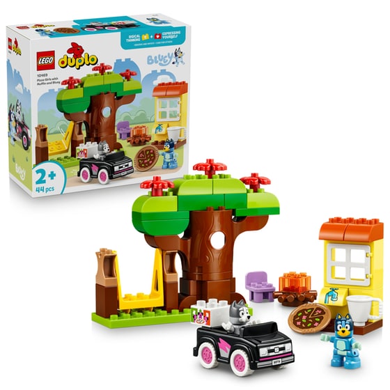 LEGO® DUPLO® Pizza Girls with Muffin and Bluey (10469) image 6