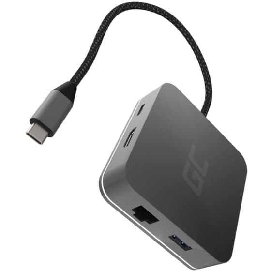 Docking Station Green Cell HUB 2 6-Port USB 3.0 συμβατό με USB-C image 0