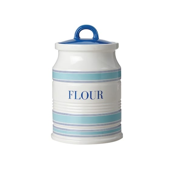Δοχείο Αποθήκευσης Τροφίμων Maxwell Williams Flour Κεραμικό 1.5lt - Λευκό/Mπλέ image 0