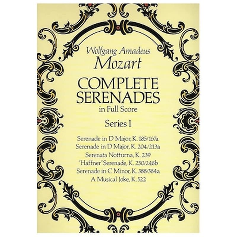 DOVER PUBLICATIONS Βιβλίο Για Σύνολα Dover Publications Mozart - Complete Serenades [full Score]