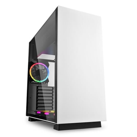 Κουτί Desktop Sharkoon Pure Steel RGB Midi ATX Tower - Λευκό image 1