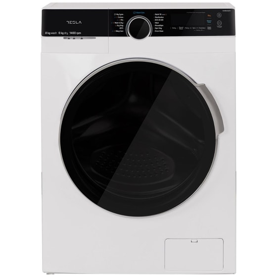 TESLA WW86492M 8kg/6kg 1.400 Στροφές Λευκό Πλυντήριο Στεγνωτήριο Ρούχων image 0