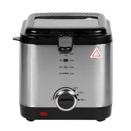 Φριτέζα Λαδιού GEM BN3311 με Αποσπώμενο Κάδο 900 W 1.5 L Ασημί