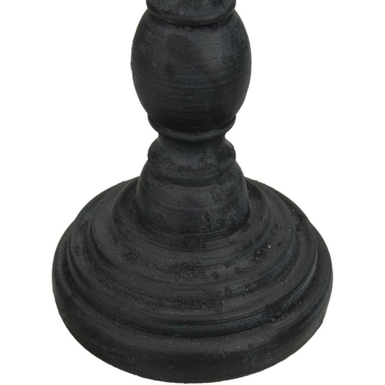 Κηροπήγιο ArteLibre Μαύρο Polyresin 8.5 x 8.5 x 24 cm image 1