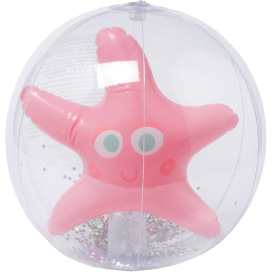 Παιδική Φουσκωτή Μπάλα Παραλίας SunnyLife 3D Αστερίας - Ροζ image 0