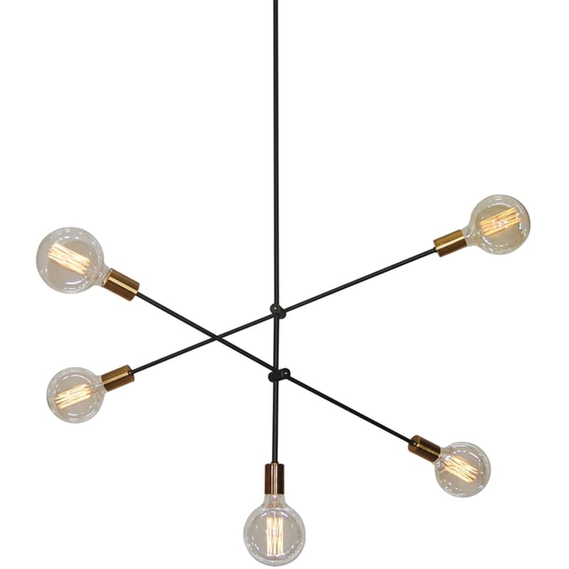 Φωτιστικό Οροφής Homelighting Cody E27 Μεταλλικό 85x120cm - Χρυσό HOMELIGHTING