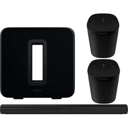Sonos Arc Soundbar 5.0.2 + 2 Ηχεία Sonos One SL + Subwoofer Sonos Sub (Gen3) - Μαύρο